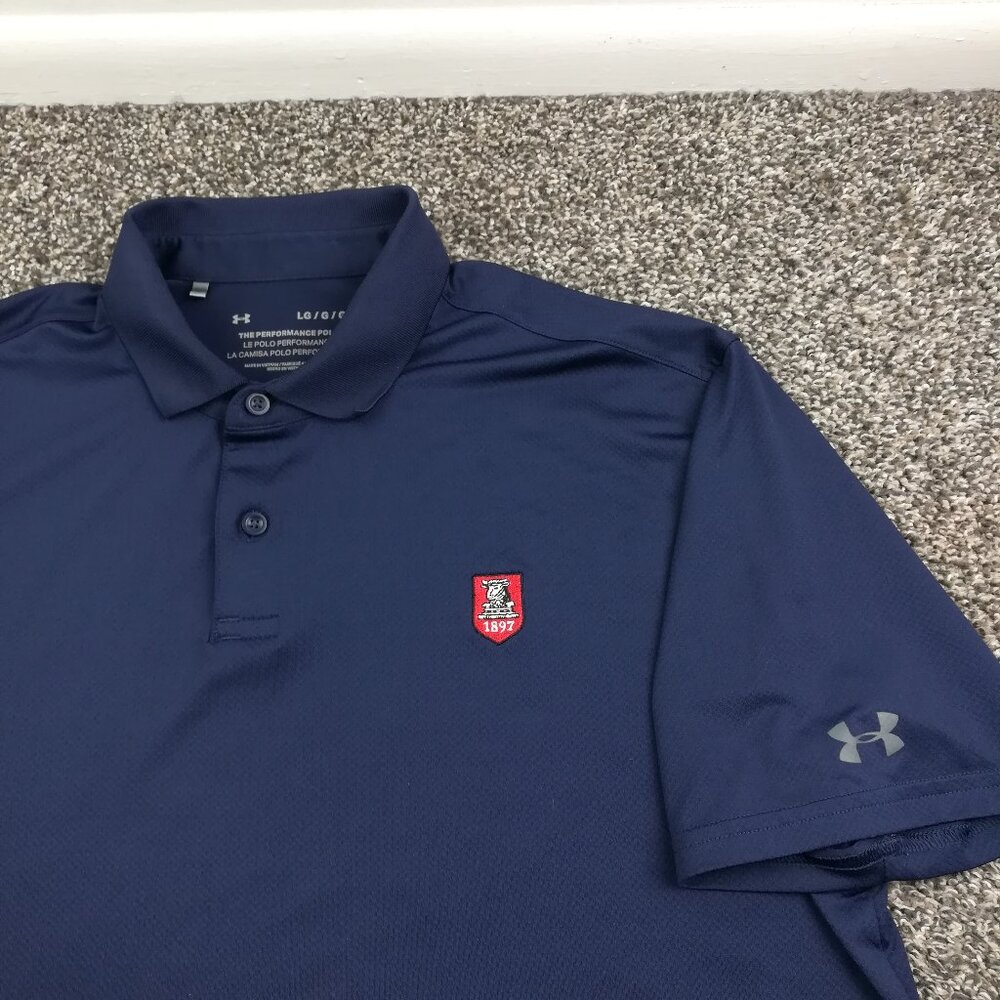 Under Armour Huntingdon Valley Country Club Polo Shirt Performance Mens Large